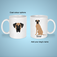 Load image into Gallery viewer, Great Dane 11 oz mug personalized
