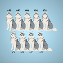 Load image into Gallery viewer, Siberian Husky 'My Dog is My Valentine' 100% cotton t-shirt customized