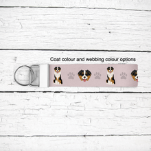 Load image into Gallery viewer, Australian Shepherd key wristlet