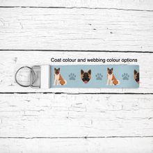 Load image into Gallery viewer, Akita key wristlet