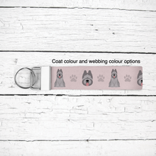 Load image into Gallery viewer, Briard key wristlet