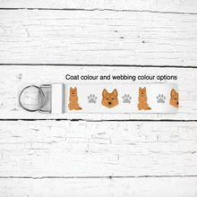 Load image into Gallery viewer, Finnish Spitz key wristlet