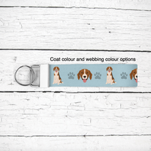 Load image into Gallery viewer, American Foxhound key wristlet