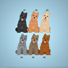 Load image into Gallery viewer, Cairn Terrier key wristlet