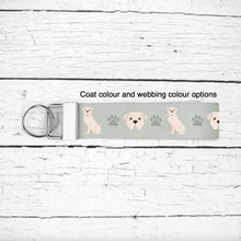Load image into Gallery viewer, American Bulldog key wristlet