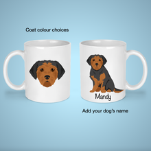 Load image into Gallery viewer, Borkie (Border Terrier/Yorkie mix) 11 oz mug personalized