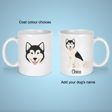 Load image into Gallery viewer, Canadian Eskimo Dog 11 oz mug personalized