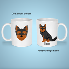 Load image into Gallery viewer, Chorkie (Chihuahua/Yorkie mix) 11 oz mug personalized