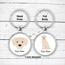 Load image into Gallery viewer, Akbash Bezel Keychain - personalized