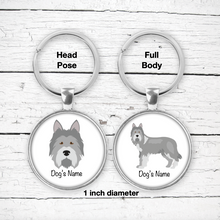 Load image into Gallery viewer, Berger Picard Bezel Keychain - personalized