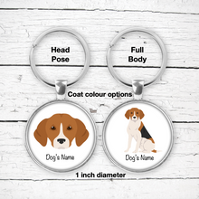 Load image into Gallery viewer, Harrier Bezel Keychain - personalized