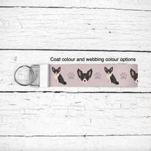Load image into Gallery viewer, Chipoo (Chihuahua/Poodle mix) key wristlet