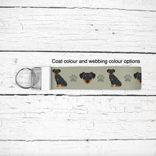 Load image into Gallery viewer, Chiweenie (Chihuahua/Dachshund mix) key wristlet