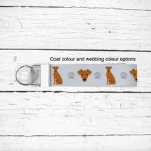 Load image into Gallery viewer, German Pinscher key wristlet