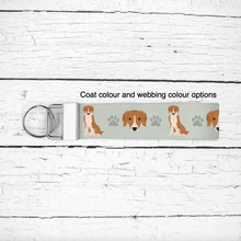 Load image into Gallery viewer, Gollie (Golden Retriever/Collie mix) key wristlet