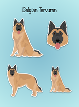 Load image into Gallery viewer, Belgian Tervuren Vinyl Sticker Set