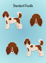Load image into Gallery viewer, Standard Poodle Vinyl Sticker Set
