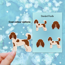 Load image into Gallery viewer, Standard Poodle Vinyl Sticker Set