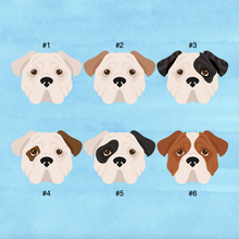 Load image into Gallery viewer, American Bulldog ID Pet Tag
