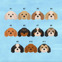 Load image into Gallery viewer, Cavachon (Cavalier/Bichon mix) ID Pet Tag