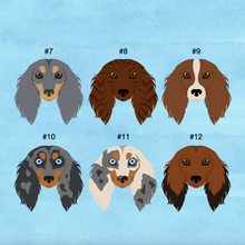 Load image into Gallery viewer, Dachshund (longhaired) ID Pet Tag