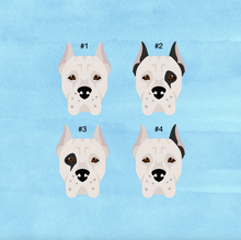 Load image into Gallery viewer, Dogo Argentino (cropped ears) ID Pet Tag