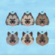 Load image into Gallery viewer, Keeshond ID Pet Tag