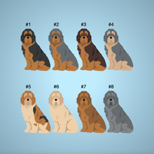 Load image into Gallery viewer, Otterhound 'My Dog is My Valentine' 100% cotton t-shirt customized