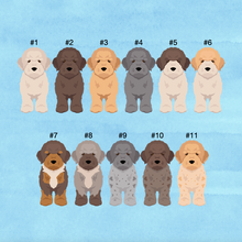 Load image into Gallery viewer, Lagotto Romagnolo Bezel Keychain - personalized