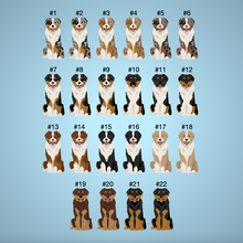 Load image into Gallery viewer, Australian Shepherd key wristlet