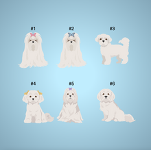 Load image into Gallery viewer, Maltese 'My Dog is My Valentine' 100% cotton t-shirt customized