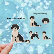 Load image into Gallery viewer, Portuguese Water Dog Vinyl Sticker Set