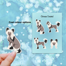 Load image into Gallery viewer, Chinese Crested Vinyl Sticker Set