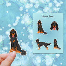 Load image into Gallery viewer, Gordon Setter Vinyl Sticker Set