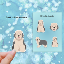 Load image into Gallery viewer, Old English Sheepdog Vinyl Sticker Set