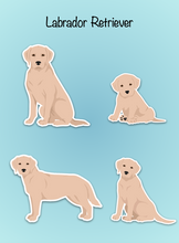 Load image into Gallery viewer, Labrador Retriever Vinyl Sticker Set
