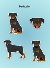 Load image into Gallery viewer, Rottweiler Vinyl Sticker Set