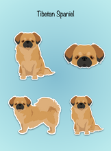 Load image into Gallery viewer, Tibetan Spaniel Vinyl Sticker Set