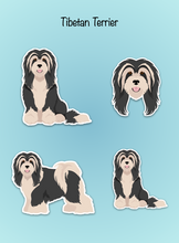 Load image into Gallery viewer, Tibetan Terrier Vinyl Sticker Set