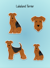Load image into Gallery viewer, Lakeland Terrier Vinyl Sticker Set