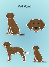 Load image into Gallery viewer, Plott Hound Vinyl Sticker Set