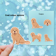 Load image into Gallery viewer, Cavapoo (Cavalier/Poodle mix) Vinyl Sticker Set