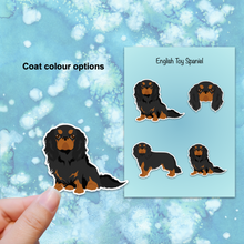 Load image into Gallery viewer, English Toy Spaniel Vinyl Sticker Set