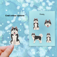 Load image into Gallery viewer, Pomsky (Pomeranian/Husky mix) Vinyl Sticker Set