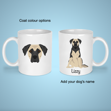 Load image into Gallery viewer, German Sheprador (German Shepherd/Labrador mix) 11 oz mug personalized