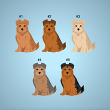 Load image into Gallery viewer, Norfolk Terrier Bezel Keychain - personalized