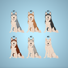 Load image into Gallery viewer, Alaskan Husky key wristlet