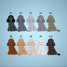 Load image into Gallery viewer, Toy Poodle ornament personalized
