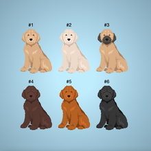 Load image into Gallery viewer, Whoodle (Wheaten Terrier/Poodle mix) 'My Dog is My Valentine' 100% cotton t-shirt customized