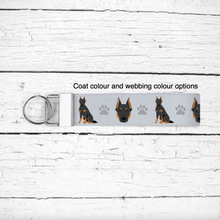 Load image into Gallery viewer, Beauceron key wristlet